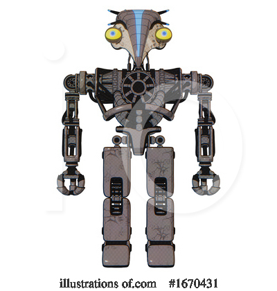 Royalty-Free (RF) Robot Clipart Illustration by Leo Blanchette - Stock Sample #1670431