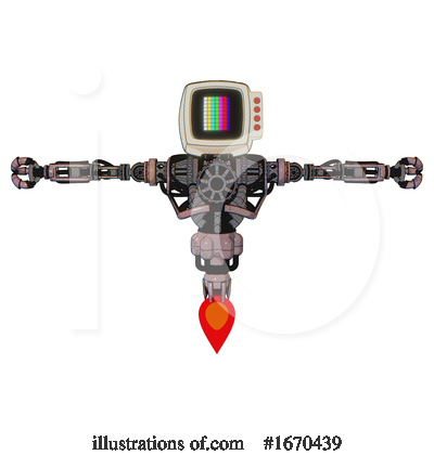 Royalty-Free (RF) Robot Clipart Illustration by Leo Blanchette - Stock Sample #1670439
