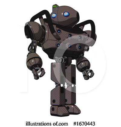 Royalty-Free (RF) Robot Clipart Illustration by Leo Blanchette - Stock Sample #1670443