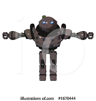 Royalty-Free (RF) Robot Clipart Illustration by Leo Blanchette - Stock Sample #1670444