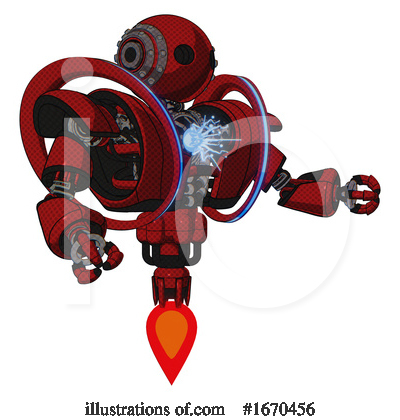 Royalty-Free (RF) Robot Clipart Illustration by Leo Blanchette - Stock Sample #1670456