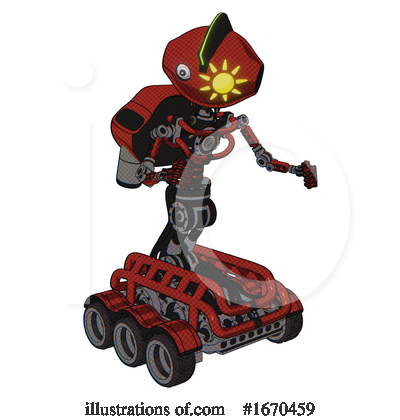 Royalty-Free (RF) Robot Clipart Illustration by Leo Blanchette - Stock Sample #1670459