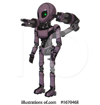 Royalty-Free (RF) Robot Clipart Illustration by Leo Blanchette - Stock Sample #1670468