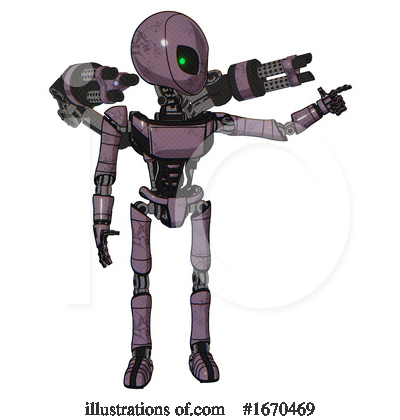Royalty-Free (RF) Robot Clipart Illustration by Leo Blanchette - Stock Sample #1670469