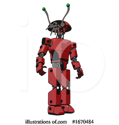 Royalty-Free (RF) Robot Clipart Illustration by Leo Blanchette - Stock Sample #1670484