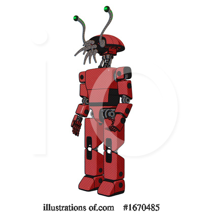 Royalty-Free (RF) Robot Clipart Illustration by Leo Blanchette - Stock Sample #1670485