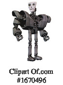 Robot Clipart #1670496 by Leo Blanchette