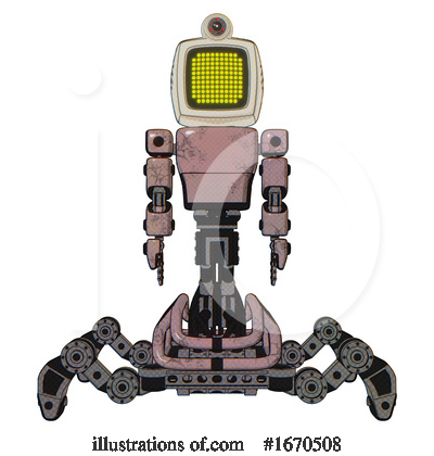 Royalty-Free (RF) Robot Clipart Illustration by Leo Blanchette - Stock Sample #1670508