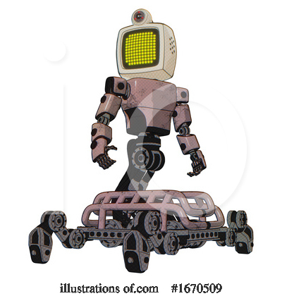 Royalty-Free (RF) Robot Clipart Illustration by Leo Blanchette - Stock Sample #1670509