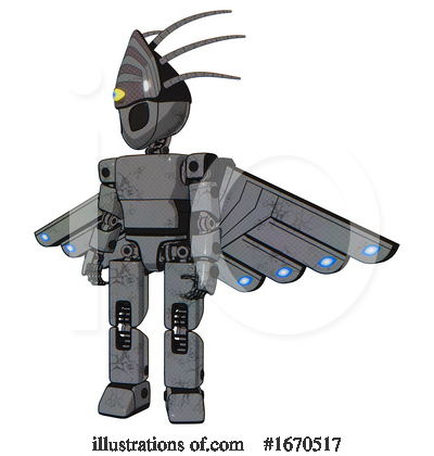 Royalty-Free (RF) Robot Clipart Illustration by Leo Blanchette - Stock Sample #1670517