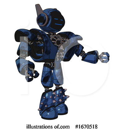 Royalty-Free (RF) Robot Clipart Illustration by Leo Blanchette - Stock Sample #1670518