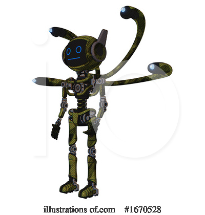 Royalty-Free (RF) Robot Clipart Illustration by Leo Blanchette - Stock Sample #1670528