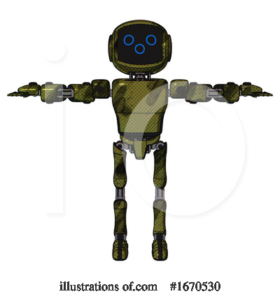 Royalty-Free (RF) Robot Clipart Illustration by Leo Blanchette - Stock Sample #1670530