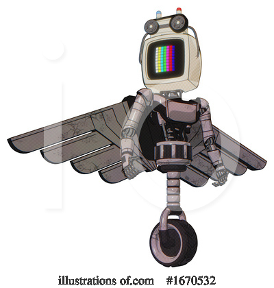 Royalty-Free (RF) Robot Clipart Illustration by Leo Blanchette - Stock Sample #1670532