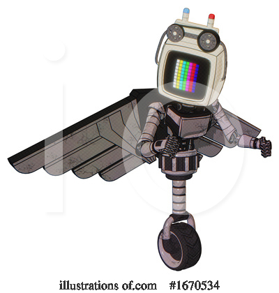 Royalty-Free (RF) Robot Clipart Illustration by Leo Blanchette - Stock Sample #1670534