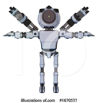 Royalty-Free (RF) Robot Clipart Illustration by Leo Blanchette - Stock Sample #1670537