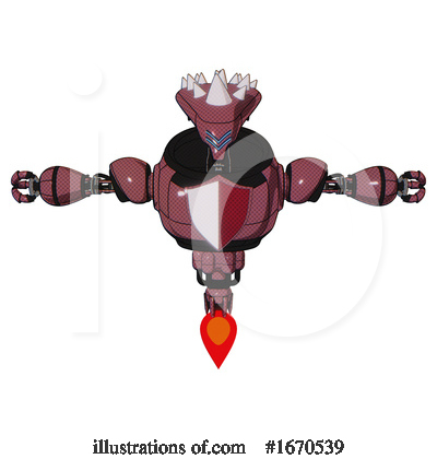 Royalty-Free (RF) Robot Clipart Illustration by Leo Blanchette - Stock Sample #1670539