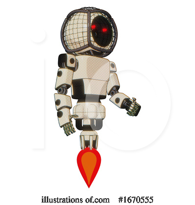Royalty-Free (RF) Robot Clipart Illustration by Leo Blanchette - Stock Sample #1670555