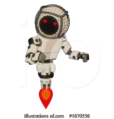 Royalty-Free (RF) Robot Clipart Illustration by Leo Blanchette - Stock Sample #1670556