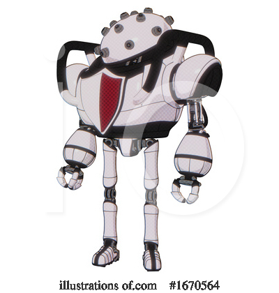 Royalty-Free (RF) Robot Clipart Illustration by Leo Blanchette - Stock Sample #1670564