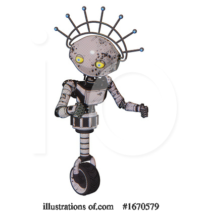 Royalty-Free (RF) Robot Clipart Illustration by Leo Blanchette - Stock Sample #1670579