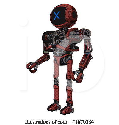 Royalty-Free (RF) Robot Clipart Illustration by Leo Blanchette - Stock Sample #1670584