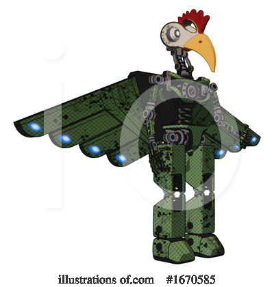 Royalty-Free (RF) Robot Clipart Illustration by Leo Blanchette - Stock Sample #1670585