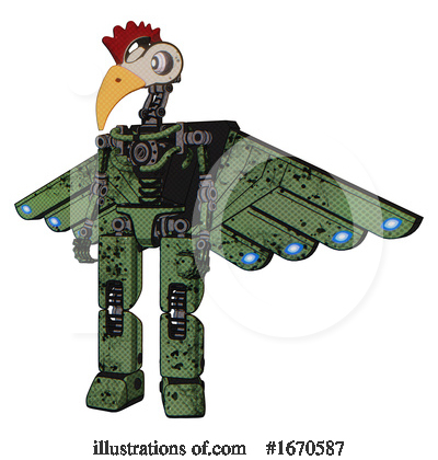 Royalty-Free (RF) Robot Clipart Illustration by Leo Blanchette - Stock Sample #1670587