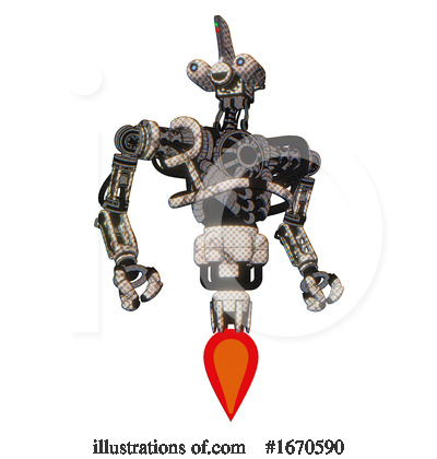 Royalty-Free (RF) Robot Clipart Illustration by Leo Blanchette - Stock Sample #1670590