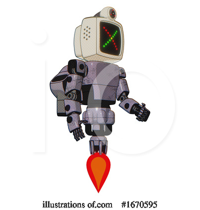 Royalty-Free (RF) Robot Clipart Illustration by Leo Blanchette - Stock Sample #1670595