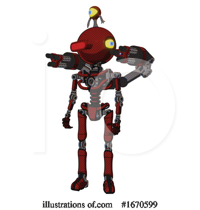 Royalty-Free (RF) Robot Clipart Illustration by Leo Blanchette - Stock Sample #1670599