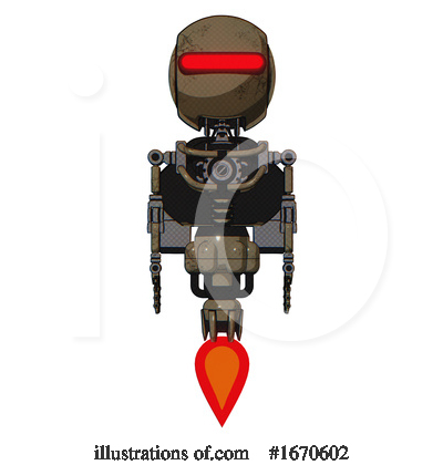 Royalty-Free (RF) Robot Clipart Illustration by Leo Blanchette - Stock Sample #1670602