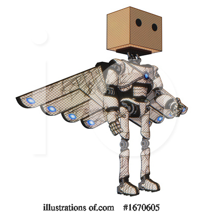 Royalty-Free (RF) Robot Clipart Illustration by Leo Blanchette - Stock Sample #1670605