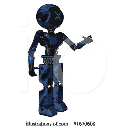 Royalty-Free (RF) Robot Clipart Illustration by Leo Blanchette - Stock Sample #1670608