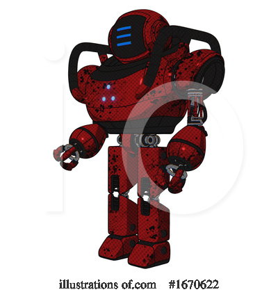 Royalty-Free (RF) Robot Clipart Illustration by Leo Blanchette - Stock Sample #1670622
