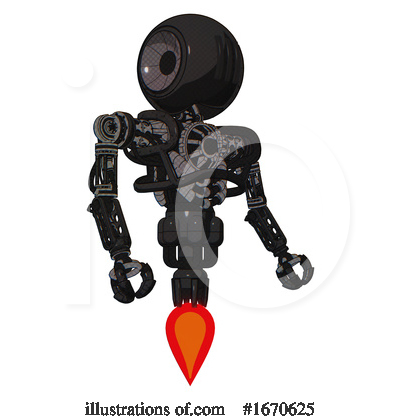 Royalty-Free (RF) Robot Clipart Illustration by Leo Blanchette - Stock Sample #1670625
