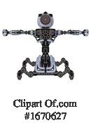 Robot Clipart #1670627 by Leo Blanchette
