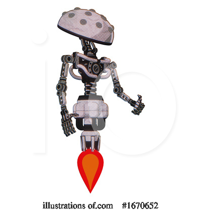 Royalty-Free (RF) Robot Clipart Illustration by Leo Blanchette - Stock Sample #1670652