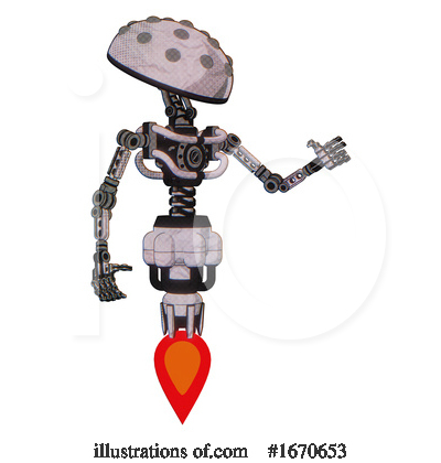 Royalty-Free (RF) Robot Clipart Illustration by Leo Blanchette - Stock Sample #1670653