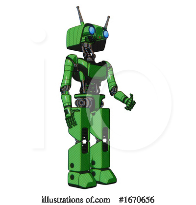 Royalty-Free (RF) Robot Clipart Illustration by Leo Blanchette - Stock Sample #1670656