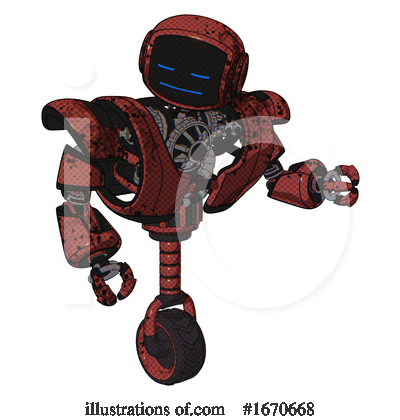 Royalty-Free (RF) Robot Clipart Illustration by Leo Blanchette - Stock Sample #1670668
