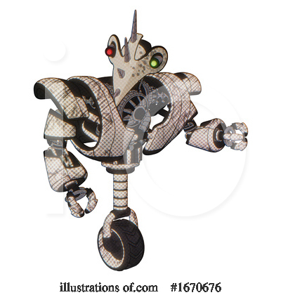 Royalty-Free (RF) Robot Clipart Illustration by Leo Blanchette - Stock Sample #1670676