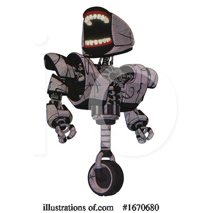 Royalty-Free (RF) Robot Clipart Illustration by Leo Blanchette - Stock Sample #1670680