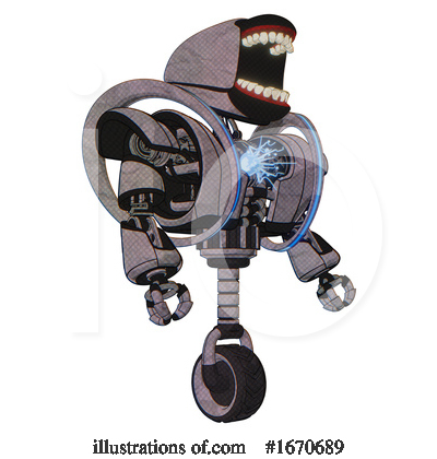 Royalty-Free (RF) Robot Clipart Illustration by Leo Blanchette - Stock Sample #1670689
