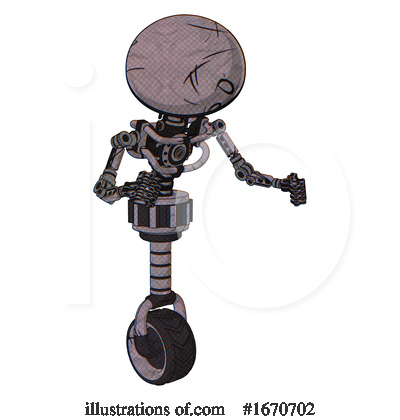 Royalty-Free (RF) Robot Clipart Illustration by Leo Blanchette - Stock Sample #1670702