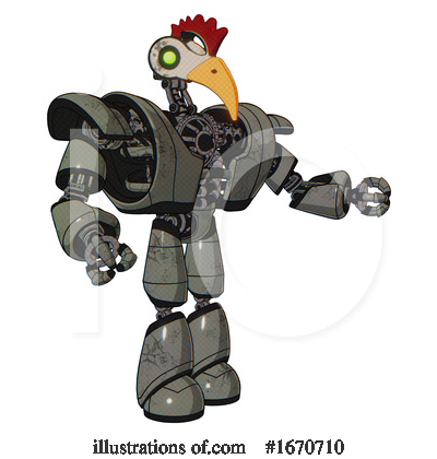 Royalty-Free (RF) Robot Clipart Illustration by Leo Blanchette - Stock Sample #1670710