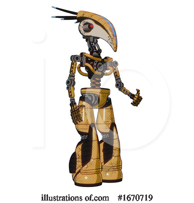 Royalty-Free (RF) Robot Clipart Illustration by Leo Blanchette - Stock Sample #1670719