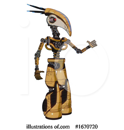 Royalty-Free (RF) Robot Clipart Illustration by Leo Blanchette - Stock Sample #1670720