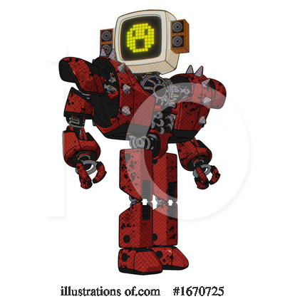 Royalty-Free (RF) Robot Clipart Illustration by Leo Blanchette - Stock Sample #1670725