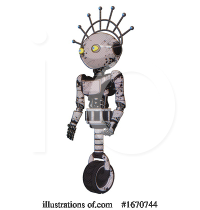 Royalty-Free (RF) Robot Clipart Illustration by Leo Blanchette - Stock Sample #1670744